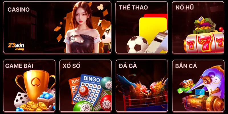 23win với những sản phẩm cá cược hấp dẫn